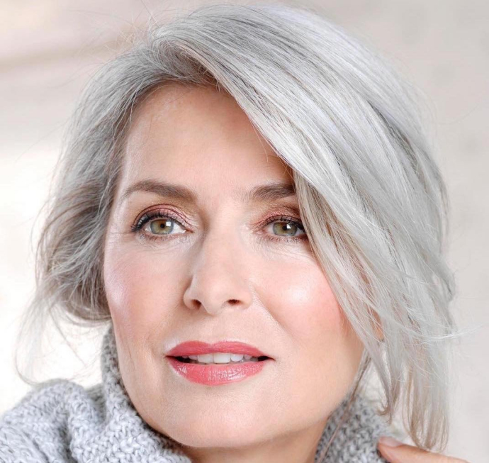 Как ухаживать за седыми волосами