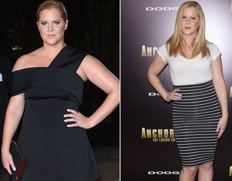 Эми Шумер до и после похудения