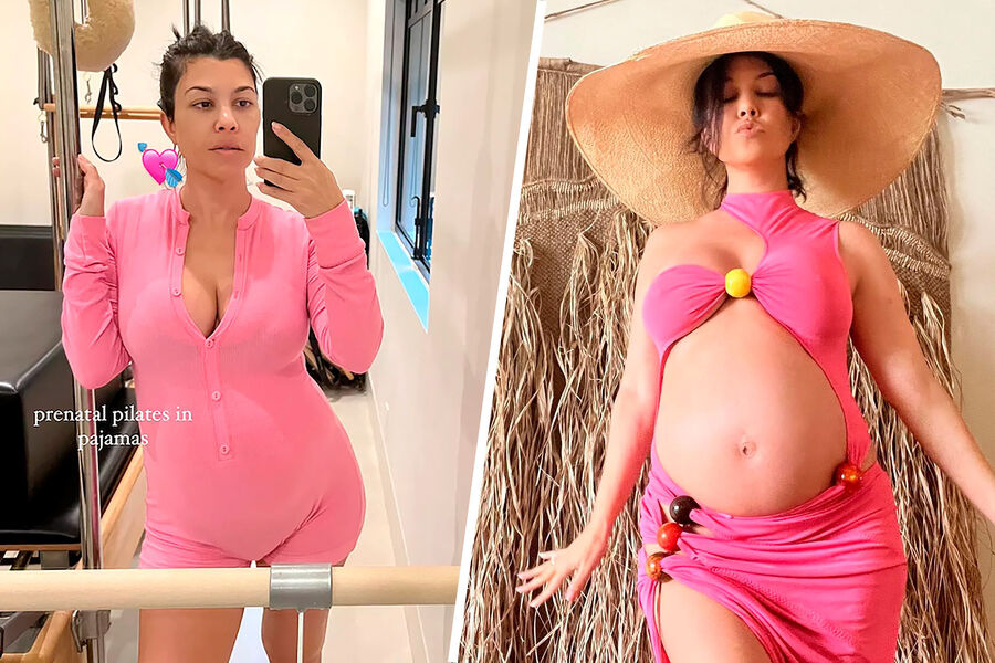 Фото: беременная Кортни Кардашьян