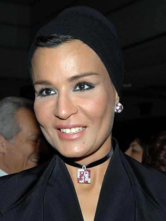 Шейха Моза до пластики носа