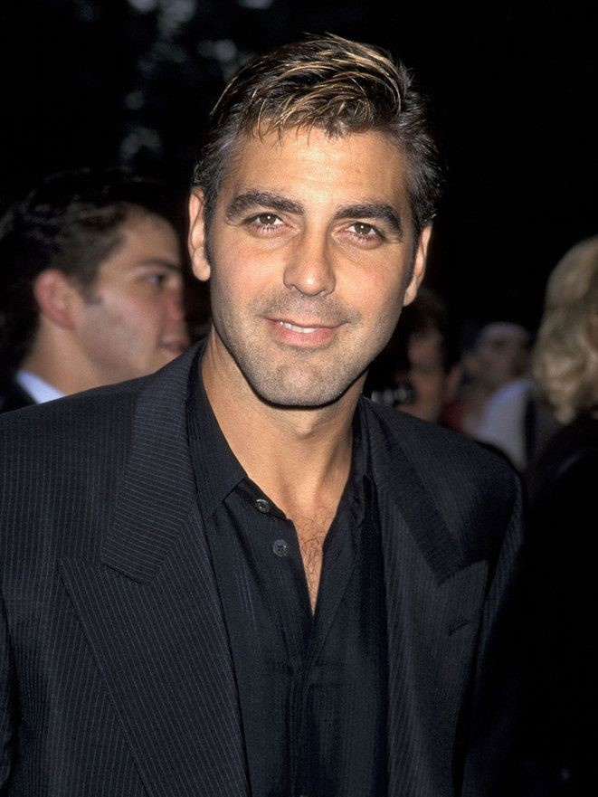 Джордж Клуни в молодости до пластики