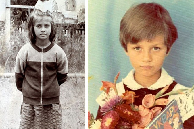 Виктория Боня в детстве